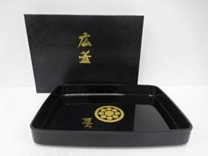 漆塗り　広蓋